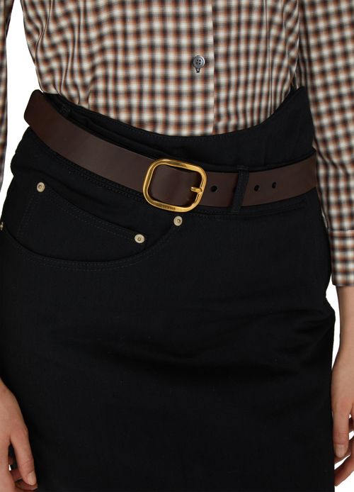 LOEWE Soft, rounded leather belt