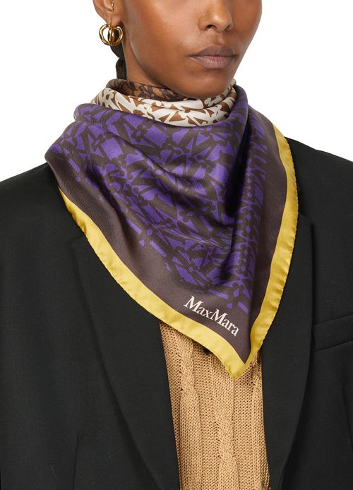 MAX MARA Carre scarf 90x91