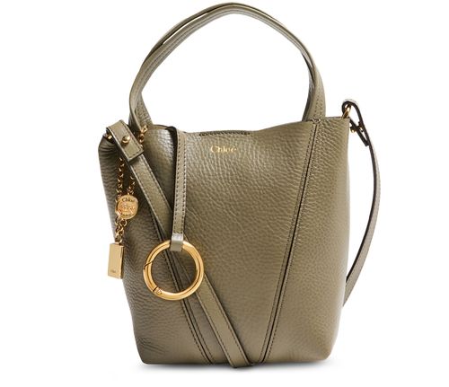 CHLOE Sac cabas en cuir grainé Chloé Spin