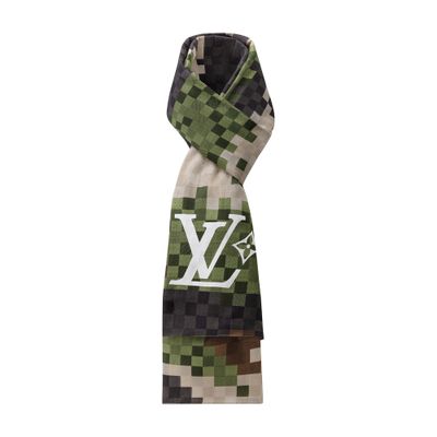 Louis Vuitton Lv Vers Damier Damoflage Stole
