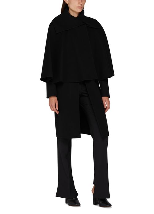 CHLOE Wool and cashmere cape coat