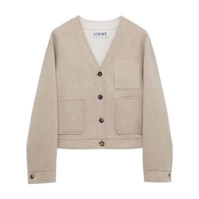 Wool and cashmere cardigan