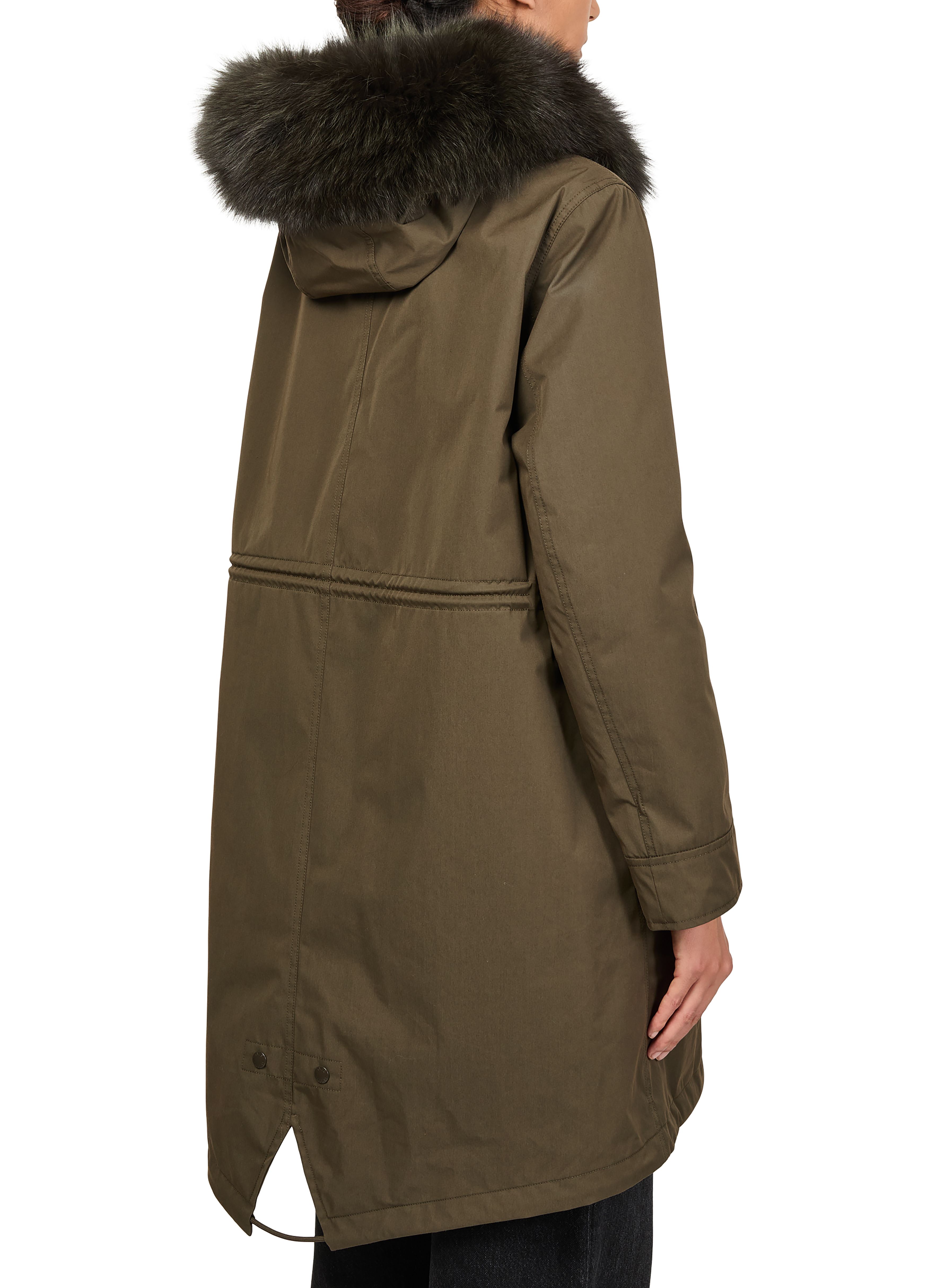Cotton parka with a hood thumbnail 5