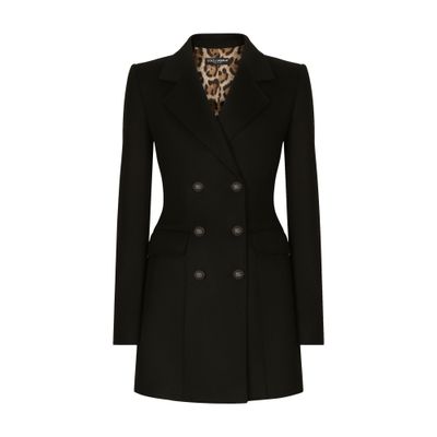 Dolce & Gabbana Wool And Cashmere Turlington Jacket In Black