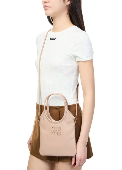 MIU MIU Mini sac en cuir souple Ivy