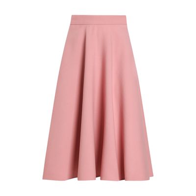Dolce & Gabbana Elegant Pink Flare A-line Mini Skirt In Multicolor