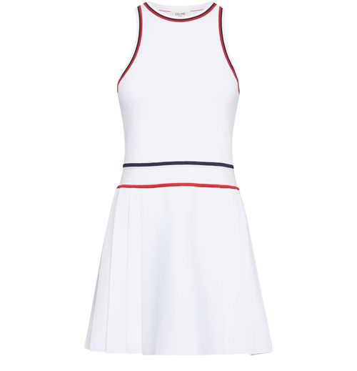 CELINE Athletic viscose dress with underwire