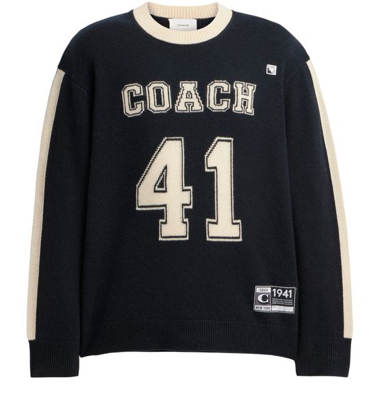 Varsity Cashmere Sweater COACH