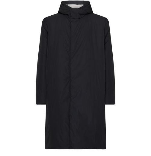 THOM BROWNE 长款风帽羽绒服