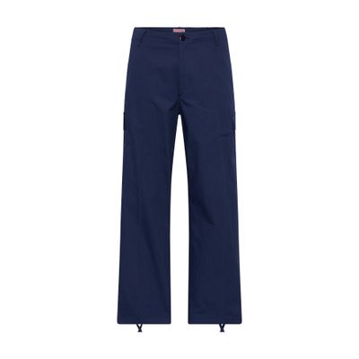 Kenzo Cargo Pants In Bleu Nuit