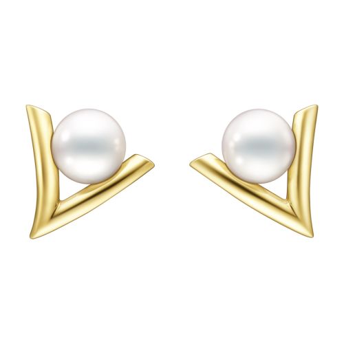 Tasaki 18kt Yellow Gold Danger Claw Pearl Earrings In Or_jaune