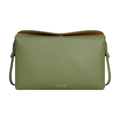 Women's Trio flap in smooth lambskin | CELINE | 24S