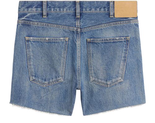 CELINE Mini short denim union wash