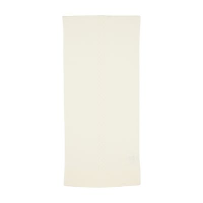 Shop Chloé Wool And Cashmere Scarf In White