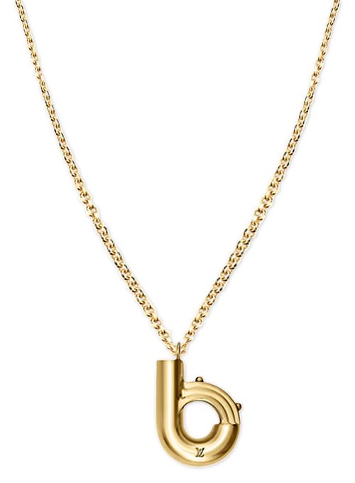LOUIS VUITTON LV & Me Necklace, Letter B