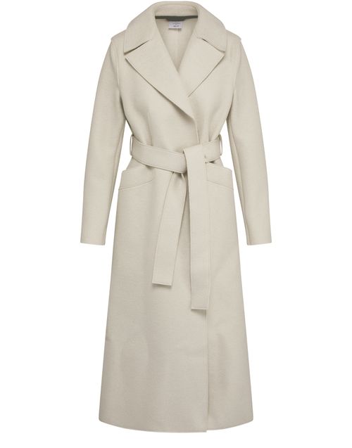 HARRIS WHARF LONDON Pressed wool long coat