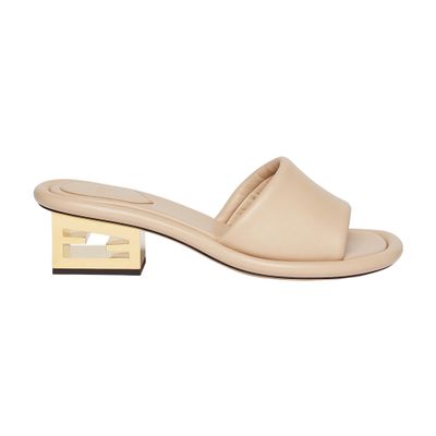 Shop Fendi Slides In Rose