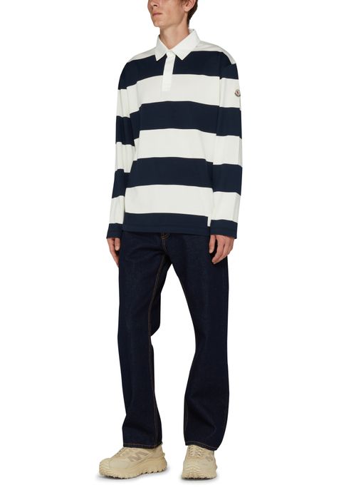 MONCLER Logo long-sleeved polo