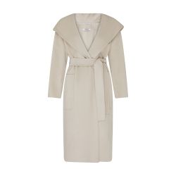ロングコート 総柄 ベルト付き 42 Max 【極美品】'S Mara