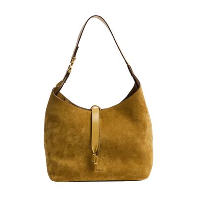 Chloé Marcie Shoulder Bag In Green