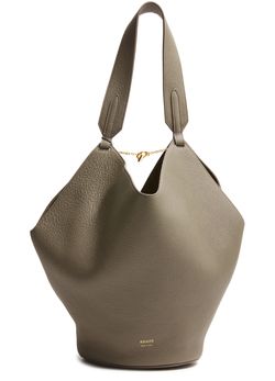 【KHAITE】スモール ロータストート グロメット付きペブルレザー Khaite - スモールロータスレザートートバッグ をオンライン購入