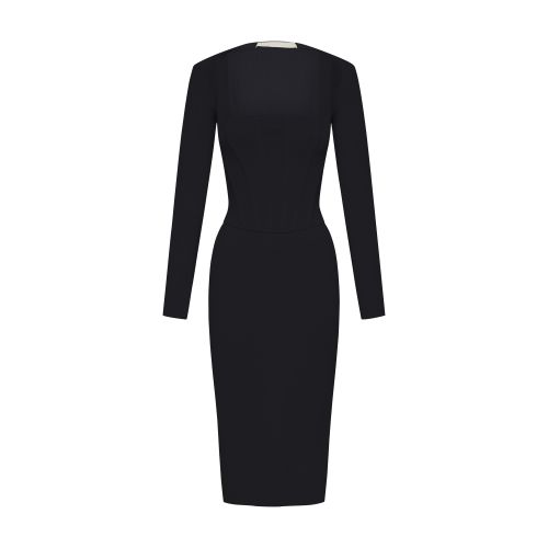 Pointelle corset dress