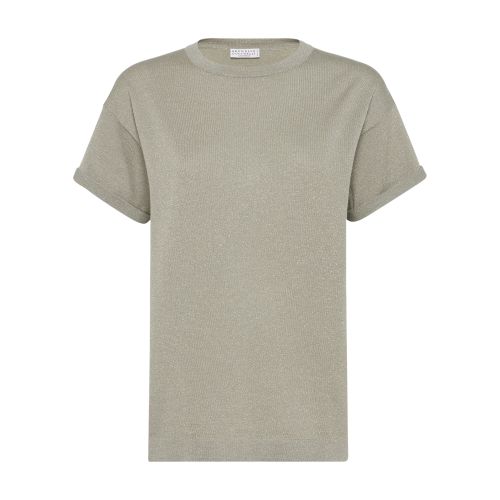 Shop Brunello Cucinelli Lightweight Cashmere And Silk Sweater In Vert_olive