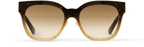 LOUIS VUITTON Lunettes de soleil carrées Monogram Mirror