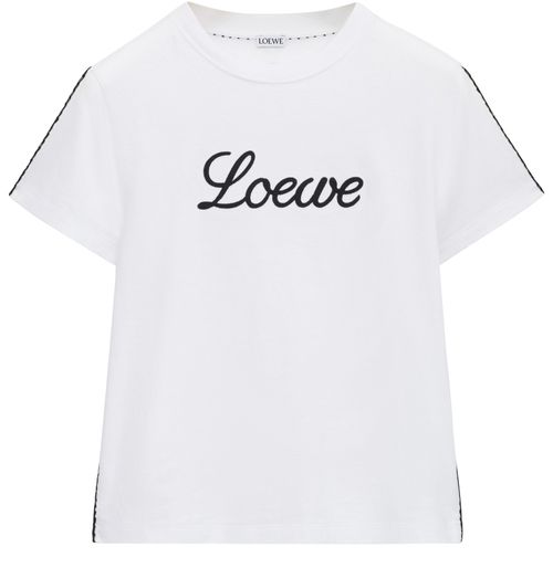 LOEWE Gerades T-Shirt aus Baumwolle