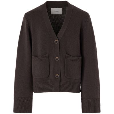 Lisa Yang Danni Cashmere Cardigan In Green