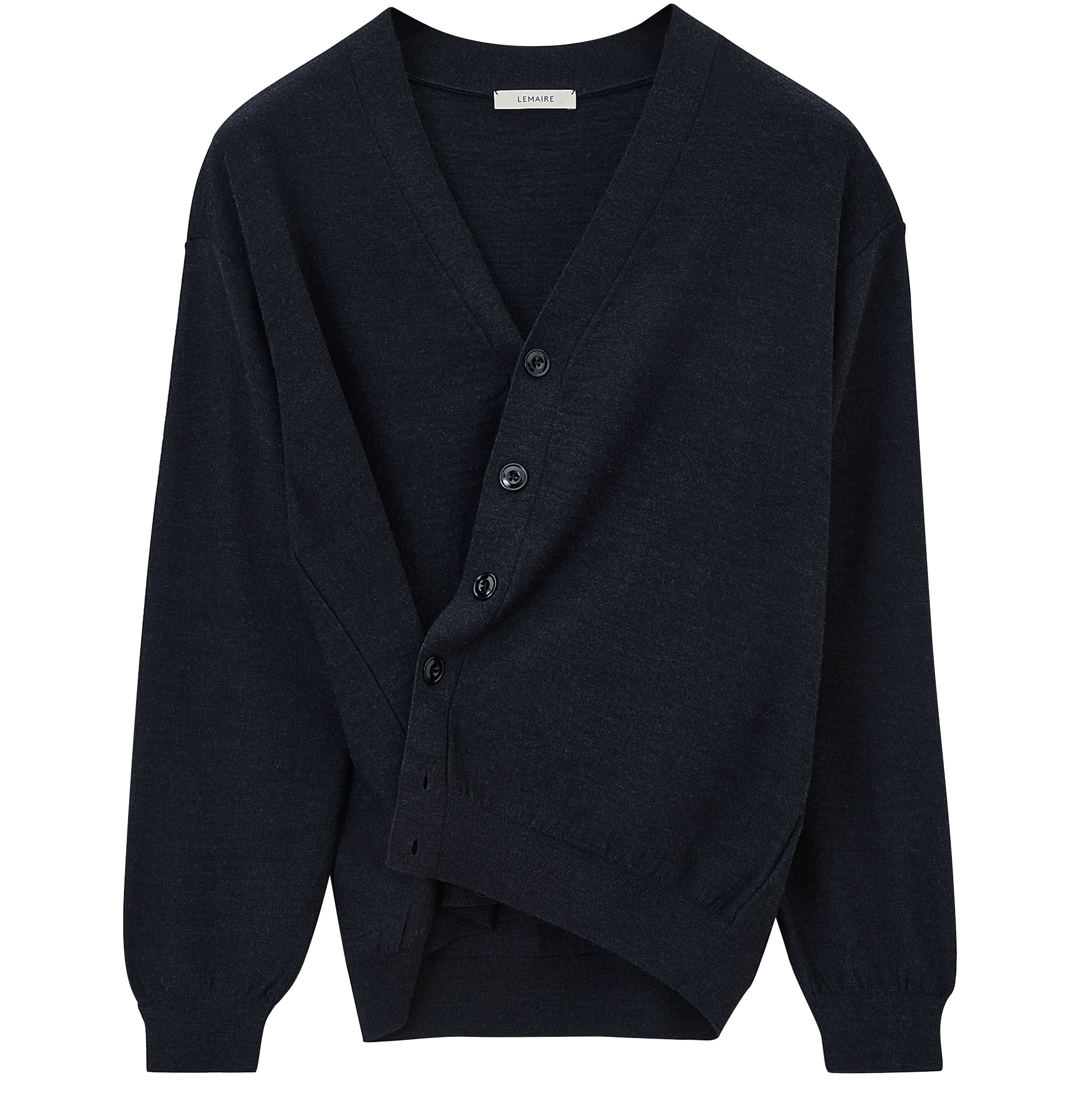 Relaxed twisted cardigan