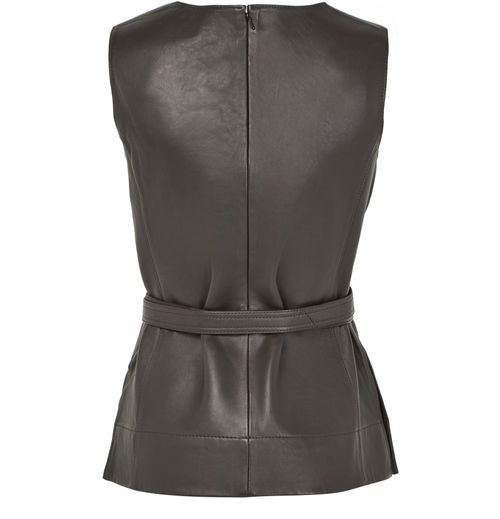 SOEUR Chance leather top