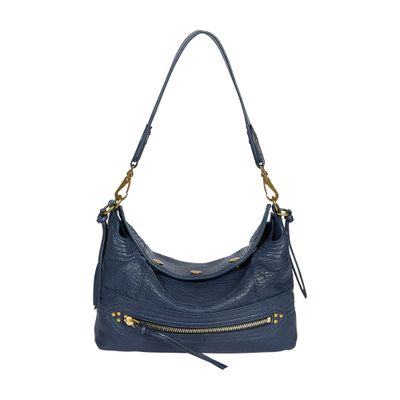 Jérôme Dreyfuss Small Lucky Hobo Bag In Blue