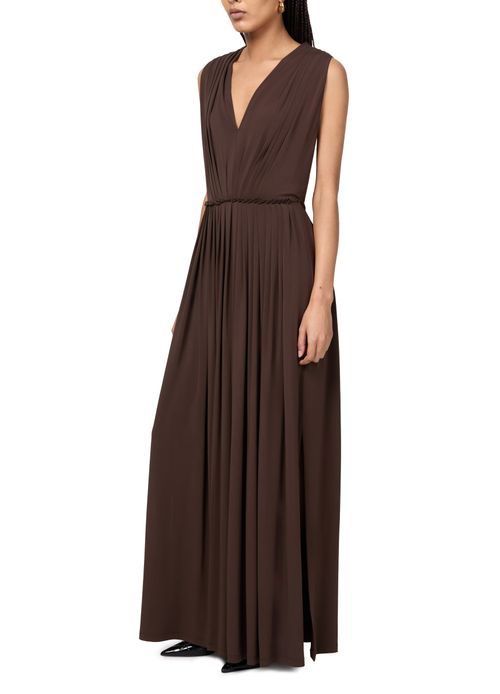 MAX MARA Robe longue drapée en jersey Walter