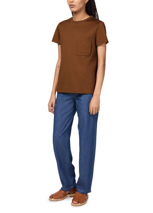 MAX MARA Papaia logo t-shirt with pocket