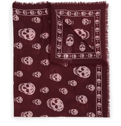 MCQUEEN Skull scarf