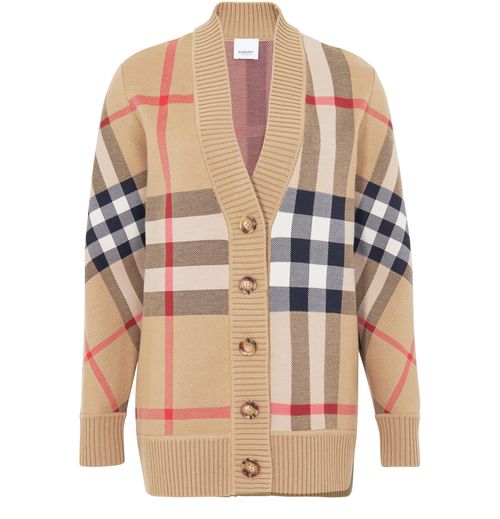 BURBERRY Check cardigan