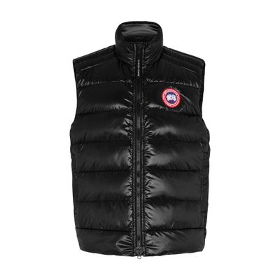 Canada Goose Crofton Vest In Black Noir