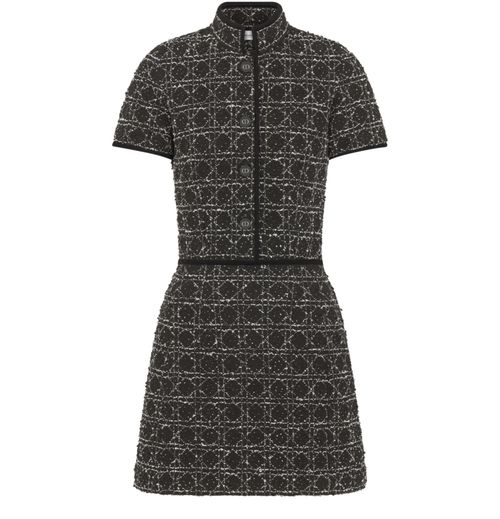 DIOR Short Macrocannage Flared Dress