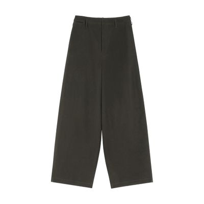 Lemaire Large Chino Pants In Brown