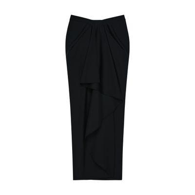 Givenchy Straight Maxi Skirt In Black