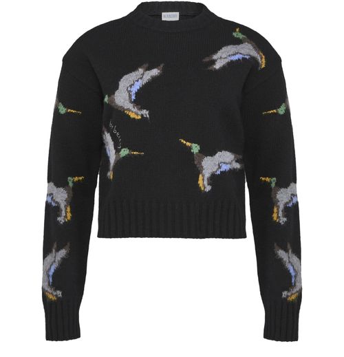 BURBERRY Pull motif canard en coton