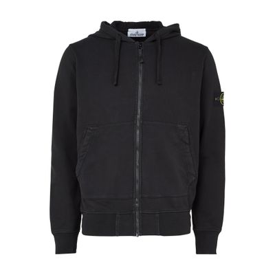Logo patch hoodie