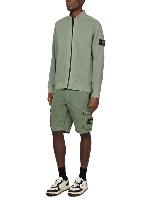 STONE ISLAND Cardigan mit Reißverschluss