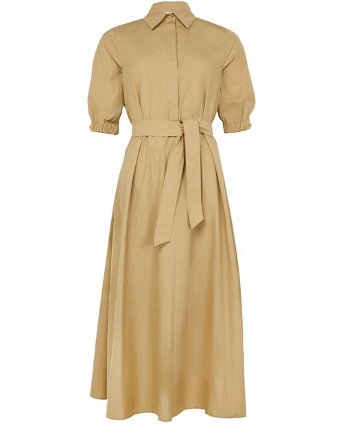 MAX MARA Hoyo cotton poplin maxi shirt dress
