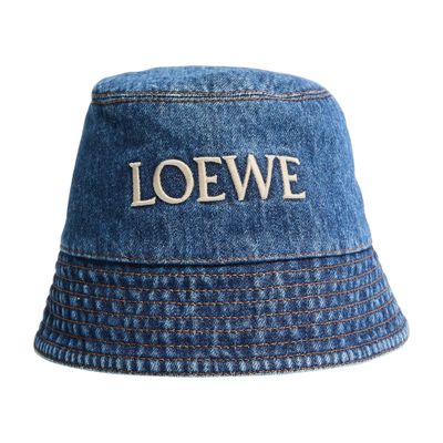 Loewe Denim Sunhat In Blue