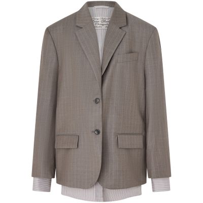 Acne Studios Suit Jacket In Gray