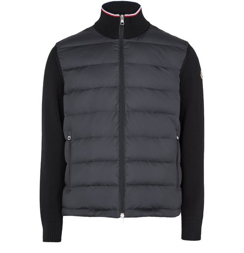 MONCLER Bi-material jacket