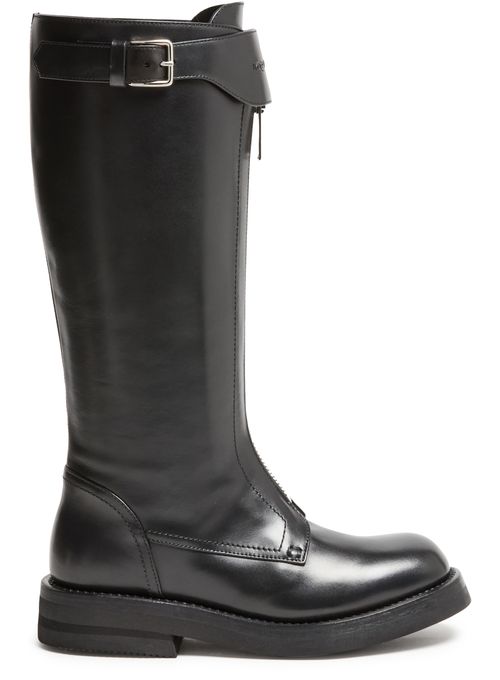 MCQUEEN Lederstiefel