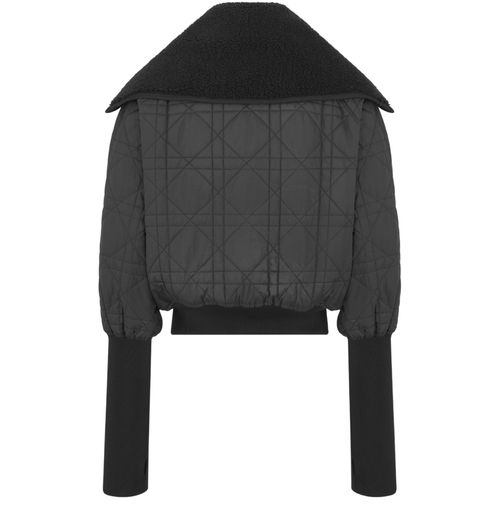 DIOR Caban à capuche zippée Macrocannage